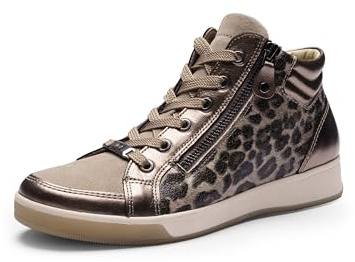 ARA Damen Sneaker Courtyard Taiga Taiga, schwarz | Schnürschuhe, Blau, Reißverschluss, seitlicher Reißverschluss, Komfort, Damen, Schuhe