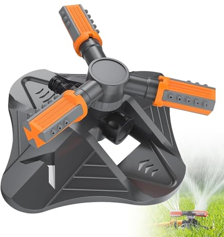 360° Ajustable Aspersor de jardín, Sistema de riego para aspersores de césped, aspersor de Agua Giratorio, Giratorio Aspe-rsor de Jardín, Ajustables Sprinkler Césped, Aspe-rsor de jardín, para riego