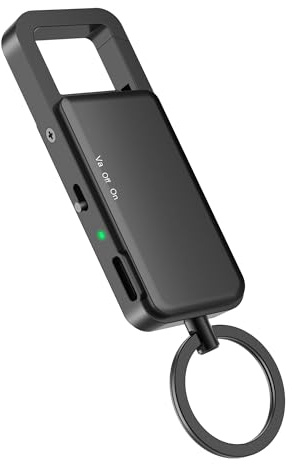 128GB Digitales Diktiergerät - 9000 Stunden Speicher, 24-Stunden-Akku, Intelligente Rauschunterdrückung, USB-C Voice Activated Audio Recorder für Meetings, Vorträge, Interviews