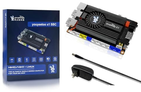 WayPonDEV youyeetoo X1s X86 Single Board Computer - A 64bit Windows 10/11/Linux Mini PC with Celeron N5095 CPU, Support Optional WiFi&BT NFC, PCIe3.0 M.2 2280 NVMe or SATA SSD (X1s 8+128GB)