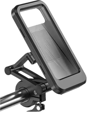 WERKFNKBNH Porta Cellulare Moto Supporto GPS Per Moto Impermeabile Per Cellulare Magnetico Universale Girevole A 360° Per Regolabile
