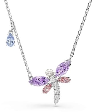 Swarovski Ariana Grande X Swarovski Kollektion, Gemischte Schliffe, Libelle, Rhodiniert