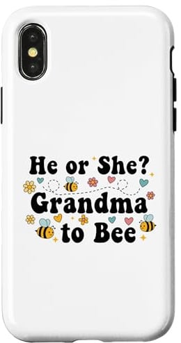 Hülle für iPhone X/XS Er oder sie, Oma zu Biene