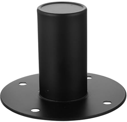 Operitacx Pied D'enceinte en Métal Noir, Socle de Haut-Parleur en Fer | Support de Fixation pour Haut-parleur, Socle D'enceinte en Fer, Pied Enceinte Scène