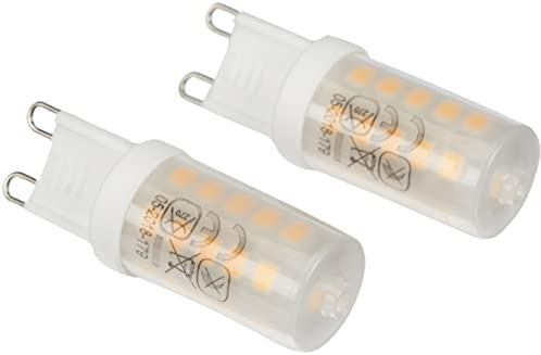 Trio Leuchten LED Leuchtmittel, Glas, G9, 3 W, Klar, 1.8 x 1.8 x 5.5 cm |