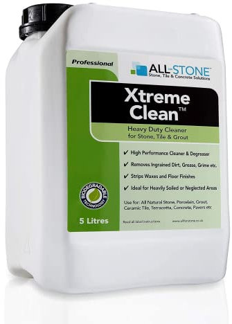 Xtreme Clean Heavy Duty Tile and Grout Cleaner 5 Litre - for Stone, Tile and Grout - All For Stone