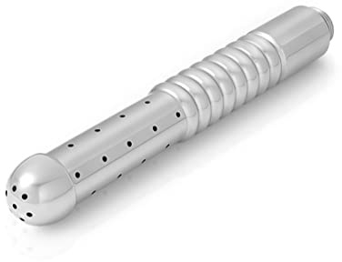 Anal Vaginal Dusche mit seitlicher Sprühfunktion Analdusche Vaginal-Dusche Analpflege Irrigator Intimpflege (Edelstahl)