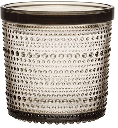 Iittala Kastehelmi Vorratsglas, Glas, Braun, 116x114mm