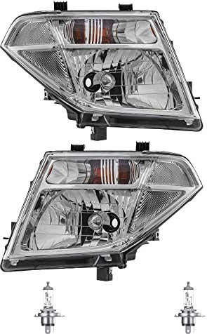 Scheinwerfer Set H4 für Pathfinder III R51 NP300 Navara D40 inkl. OSRAM Lampen mit Stellmotor LWR