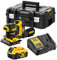 DeWalt DCW200P2-QW Ponceuse 1/4 de Feuille - XR 18V 5 Ah - Brushless - 2 Batteries - En Coffret TSTAK