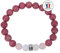 Attraction Zen Bracelet Harmonie, Joie De Vivre et Amour - Pierres Naturelles de 8mm - Pierres de Lune du Sri Lanka/Quartz Rose de Madagascar/Rhodochrosite d'Afrique du Sud- Fait Main