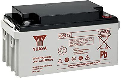 Yuasa NP65-12I Lead Acid Battery - 12V, 65Ah General Purpose VRLA Battery