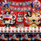 StrangerThing Geburtstag Deko,Party Dekoration Set,Luftballons Geburtstag Deko,Folien Luftballons Latexballons Happy Birthday Banner Kuchen Deko Cupcake Topper,für Kinder Geburtstagsfeier Dekorationen