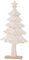 BOLTZE Deko-Aufsteller Janne I LxBxH 23x5x47cm I Deko-Tanne Creme-weiß aus Holz & Filz I Weihnachtsbaum I Weihnachts-Deko Baum I Wohnzimmer, Advents-Dekoration zum Hinstellen I Christmas X-Mas
