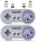 ZAMPAM Controlador inalámbrico para Mini SNES (edición clásica, solo funciona con el mando original Mini SNES con receptor inalámbrico USB compatible con Switch, Windows, iOS, Liunx, dispositivo