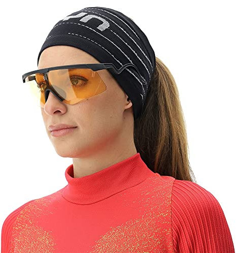 UYN O102435 Rapid Head Band Unisex Schwarz/Perlgrau 1