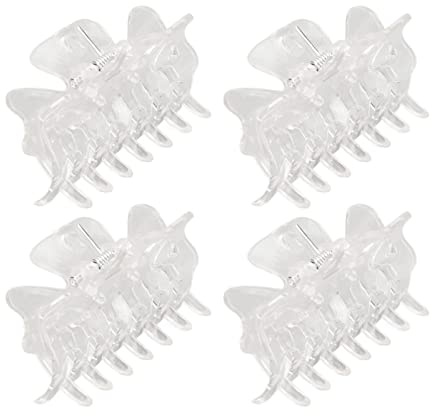 Barrettes à cheveux – Douze pinces à cheveux transparentes, antidérapantes et fermes, élégantes épingles à cheveux en plastique, convient aux femmes