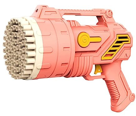 Cymwer Seifenblasen-Maschinengewehr, 1200 mAh Lithium-Batterie, Blasengebläse-Hersteller, kein giftiges Kunststoff-Blasenmacher-Spielzeug for Kinder