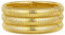 Emibele Armband-Set 3 Stück, 18 Karat vergoldetes Rostfreier Stahl Armband Stapelbares Stretch-Armband Elastisches Schlangenketten-Armband, Einfaches Modisches Stapelarmband für Frauen Teenager, Gold