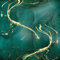 ANLIKY-Pro Self Adhesive Wallpaper Peacock Green Marble Peel and Stick Contact Paper, Removable Decorative Film for Cabinet Furniture (QZ008A, 44x300CM)