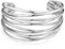 LILIE&WHITE Armreif Damen, versilbert, modernes und elegantes Design