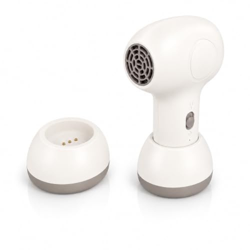 Secador de Pelo para bebé, bajo Nivel de Ruido, Calor Suave para Bebés Pequeños, Secador de Pelo Inalámbrico Recargable de Temperatura Constante de 2 Velocidades, Secador de