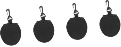 BESPORTBLE 4pcs Portable Golf Ball Cleaner Bag Swish Golf Ball Washer Cleaning Pouch Protector Material Practical Accessory