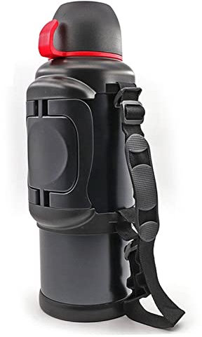 Taza Termo Botella termo de viaje de acero inoxidable grande for tomar el agua de té de café con aislamiento de pared de doble pared, 135 oz, 36 horas caliente + 48 horas frías Taza Termo Cafe(3L (101