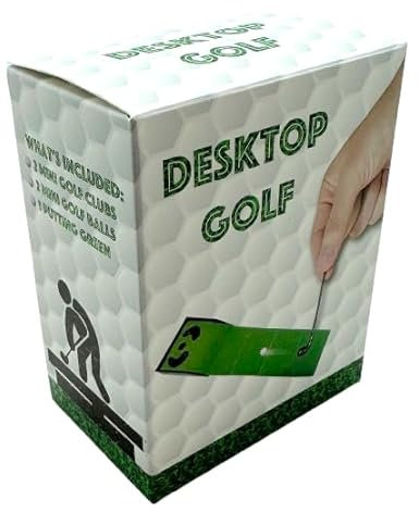 Diabolical DP1362 Desktop Golf - Golf Presents for Men, Mens Stocking Filler Gifts, Funny Golf Gifts for Men, Fathers Day Presents, Secret Santa Gifts for Work Colleagues Under 10 Pounds