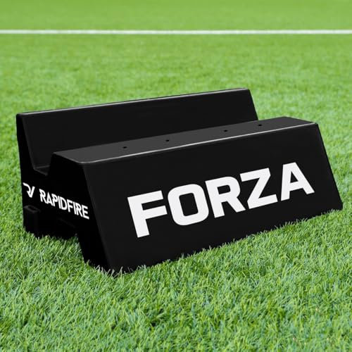 FORZA Fußball-Mannequin-Basen | Robuste Trainingsausrüstung für Freistoß- und Passübungen (2-in-1 Gummibasis)