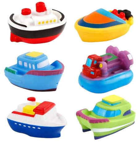 Boat Bath Toys, Swimming Water Set, Toddler Playtime Supplies, Floating Entertainment Tools, 3.35x1.97x1.77 Inches Fun Pool Accessories, Ideal for Outdoor Splash Activities