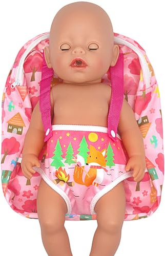 yybng Kinder Babypuppentrage - Puppen Rucksack Trage | Tragbare Spielzeugtasche Mit Verstellbaren Schultergurten Für Kinder Unterwegs Im Alltag Und Kindergarten