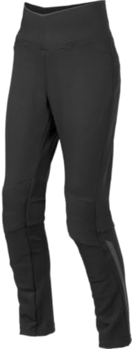 Büse Cara Damen Motorrad-Leggings, High-Waist Schnitt, elastisches Polyamidgewebe, Coolmax Teilinnenfutter, EN 17092 Schutzklasse AA, ImpacTec Protektoren, Motorradleggings, Schwarz