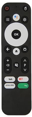 Sprachfernbedienung, Kompatibel Mit MECOOL KM2 KM2 Plus ONN Android 4K UHD TV Box Bluetooth Sprachfernbedienung(Black)