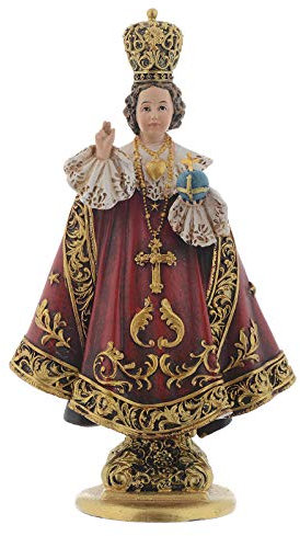 Prager Jesulein, Holzmasse, bemalt, 15 cm