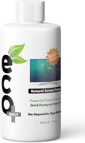 Ecomoist Natural Screen Cleaner Kit 500ml TV LCD LED Computer Tablets Smartphones Laptops (500ml Refill Bottle)
