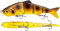 FISHN XXL Hecht Köder Bait Candy, Länge: 20 cm, Gewicht: 83 Gramm, Swimbait Kunstköder/Angelköder/Wobbler zum Angeln auf Raubfische wie Hecht, Zander, Dorsch (Gold)
