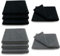 ARLI Handtuch 100% Baumwolle 8 Handtücher 4 x anthrazit + 4 schwarz Set Serie aus hochwertigem Rohstoff Frottier klassischer Design elegant schlicht modern praktisch mit Handtuchaufhänger 8 Stück