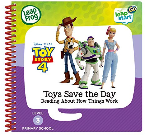 Leapfrog 465003 Toy Story 4 Aktivitätsbuch, Mehrfarbig, 18.7 x 17.8 x 1.8cm