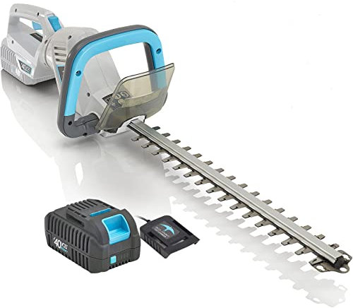 swift Taille-Haies sans Fil 40V 45cm Longueur de Coupe 22mm Capacité de Coupe avec Batterie 2.0Ah & Chargeur