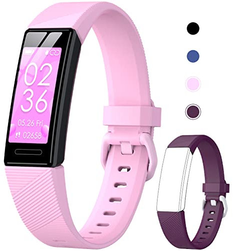 DIGEEHOT Pulsera Actividad Inteligente para Niños Niñas, Reloj con Impermeable IP68 Podómetro Monitor de Sueño/Pulso Cardiaco, Contador de Calorias, Smartwatch de 11 Modos Deportivos
