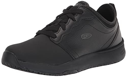 Dr. Scholl's Shoes Women's Drive Slip Resistant Work Sneaker,Black,9