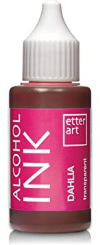 Etter Art hochwertige RESIN Farbe für Kunstharze I Färben Sie Ihr Epoxidharz mit unseren Inks I Hohe Pigmentierung & keinen Braunstich mit unseren Farben I Dhalia