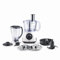 Lacor - 69579 - MultiGenius Küchenmaschine 100% BPA-frei, mehrere Funktionen, variable Geschwindigkeit, 8 Hochleistungszubehör, Sicherheitsanker, spülmaschinenfest, weiß