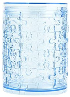 Kristall-Puzzle, originelles -Kristall-Puzzle für Heimdekoration – Stifthalter, Baustein, selbstmontiertes Puzzle, lustige Spardose, herausforderndes Gehirn-Teaser zum Testen der Fähigkeiten von
