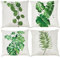 BINXWA 4 Stück Kissenhülle 45x45 - Baumwolle Leinen Kissenbezug für Sofa, Outdoor & Garten Deko