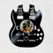 VINY WOODY Wanduhr Vinyl Scheibe Silhouette Gitarre James Patrick Seite