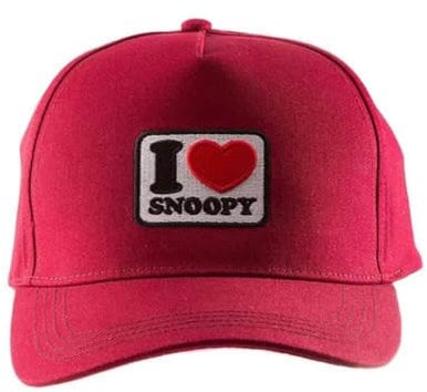 Peanuts I Heart Snoopy Frauen Cap rot 100% Baumwolle Fan-Merch, Filme, TV-Serien, Zeichentrick