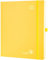 POPRUN Kalender 2025 Buchkalender (Aug.2024-Dez.2025) Hardcover, ca. A4 (26,5 x 21,5 cm), 17-Monate-Terminplaner, Wochenplaner 2025 mit Zertifiziertem Papier - Hellgelb