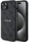 Guess GUHMP15SG4GFRK Hülle für iPhone 15/14 / 13 6.1 Schwarz hardcase 4G Collection Leather Metal Logo